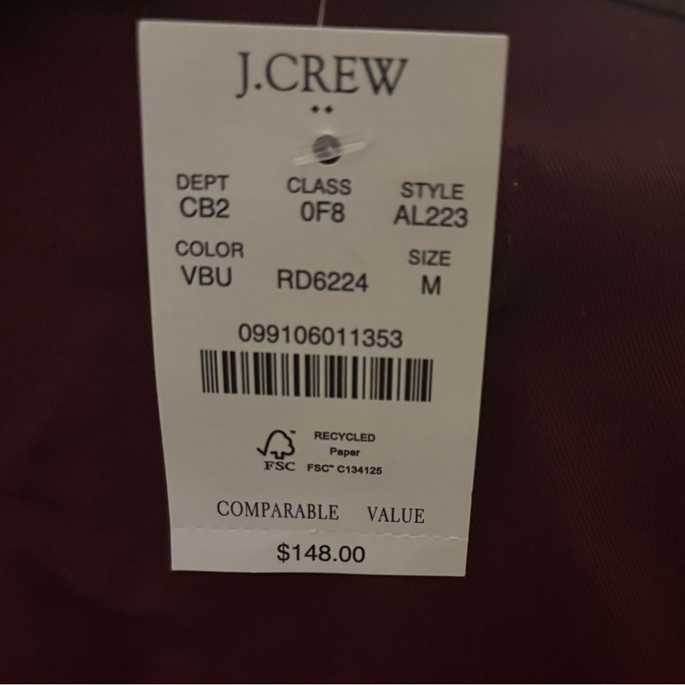J. Crew Women's Berry Utility Jacket - Picture 3 of 3